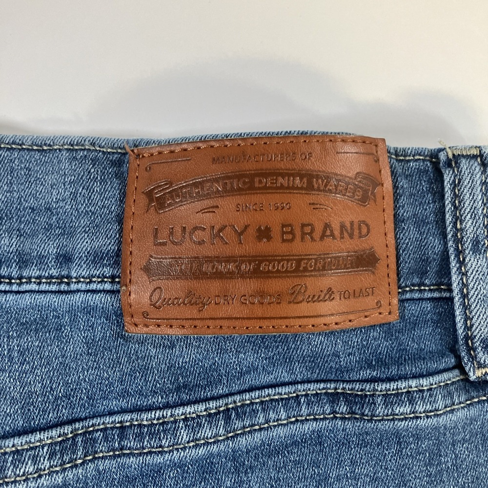Lucky Brand 223 Straight Jeans Mens 36x29 Medium Wash Stretch Denim - Picture 7 of 16